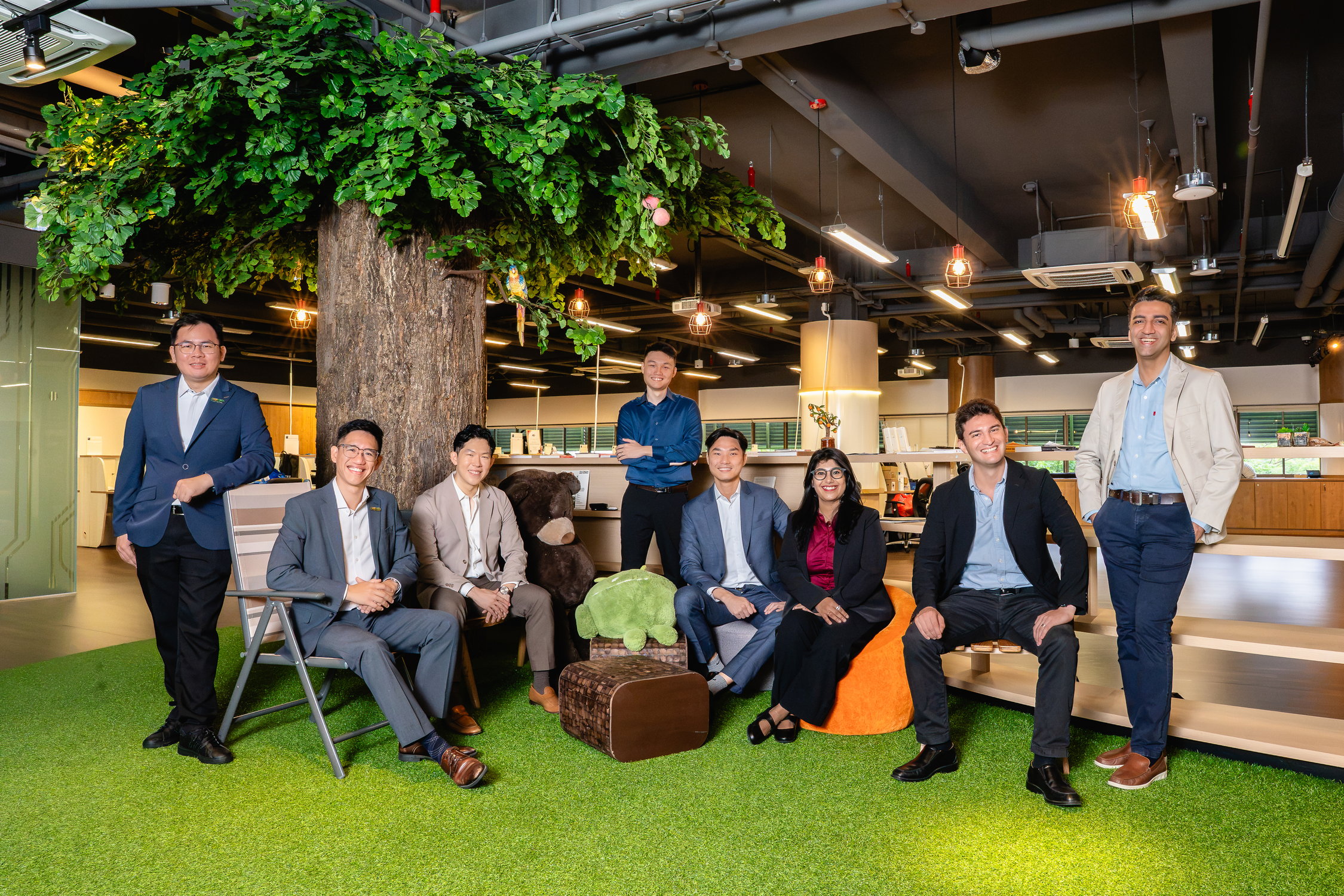 The inaugural cohort of Activate Global Fellows in Singapore, including CRecTech co-founders Dr. Lim Kang Hui and Dr. Haw Kok Giap