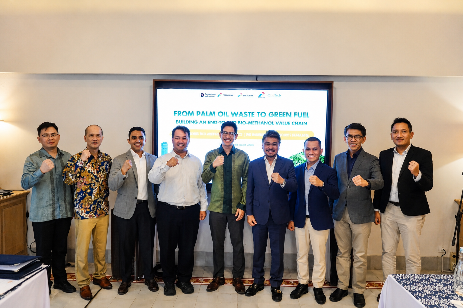 CRecTech and Pertamina NRE Sign JDA for End-to-End Bio-Methanol Value Chain
